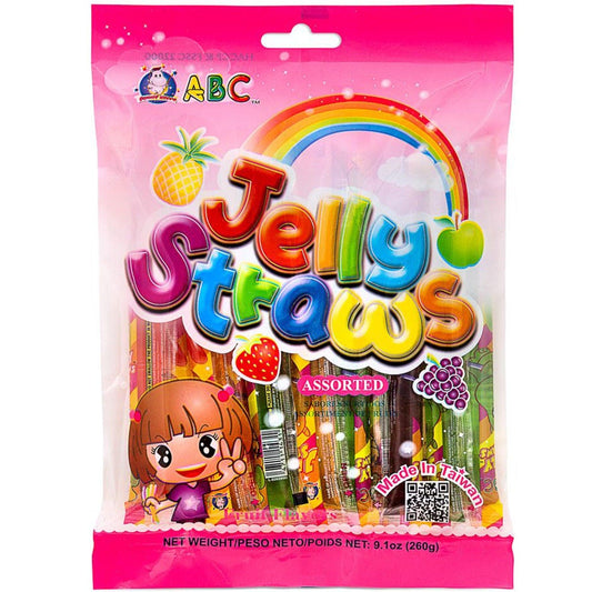 ABC Jelly Straws 260G - The Snacks Box - Asian Snacks Store - The Snacks Box - Korean Snack - Japanese Snack
