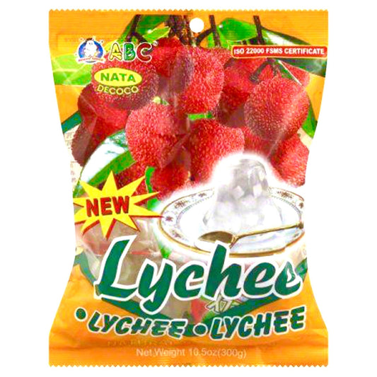 ABC Lychee Jelly 300g - The Snacks Box - Asian Snacks Store - The Snacks Box - Korean Snack - Japanese Snack