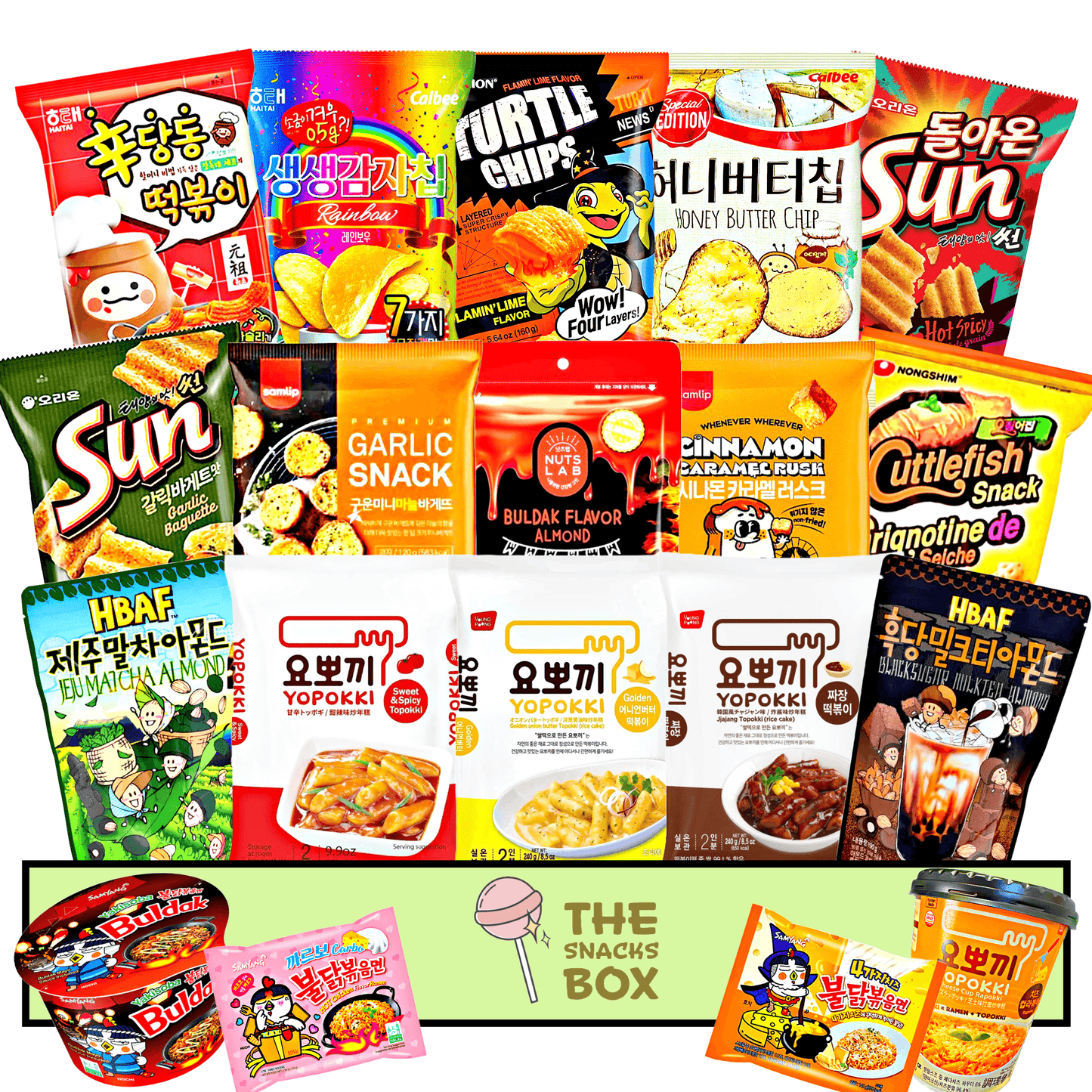 Korean Snack Box - The Snacks Box - Asian Snacks Store - The Snacks Box - Korean Snack - Japanese Snack