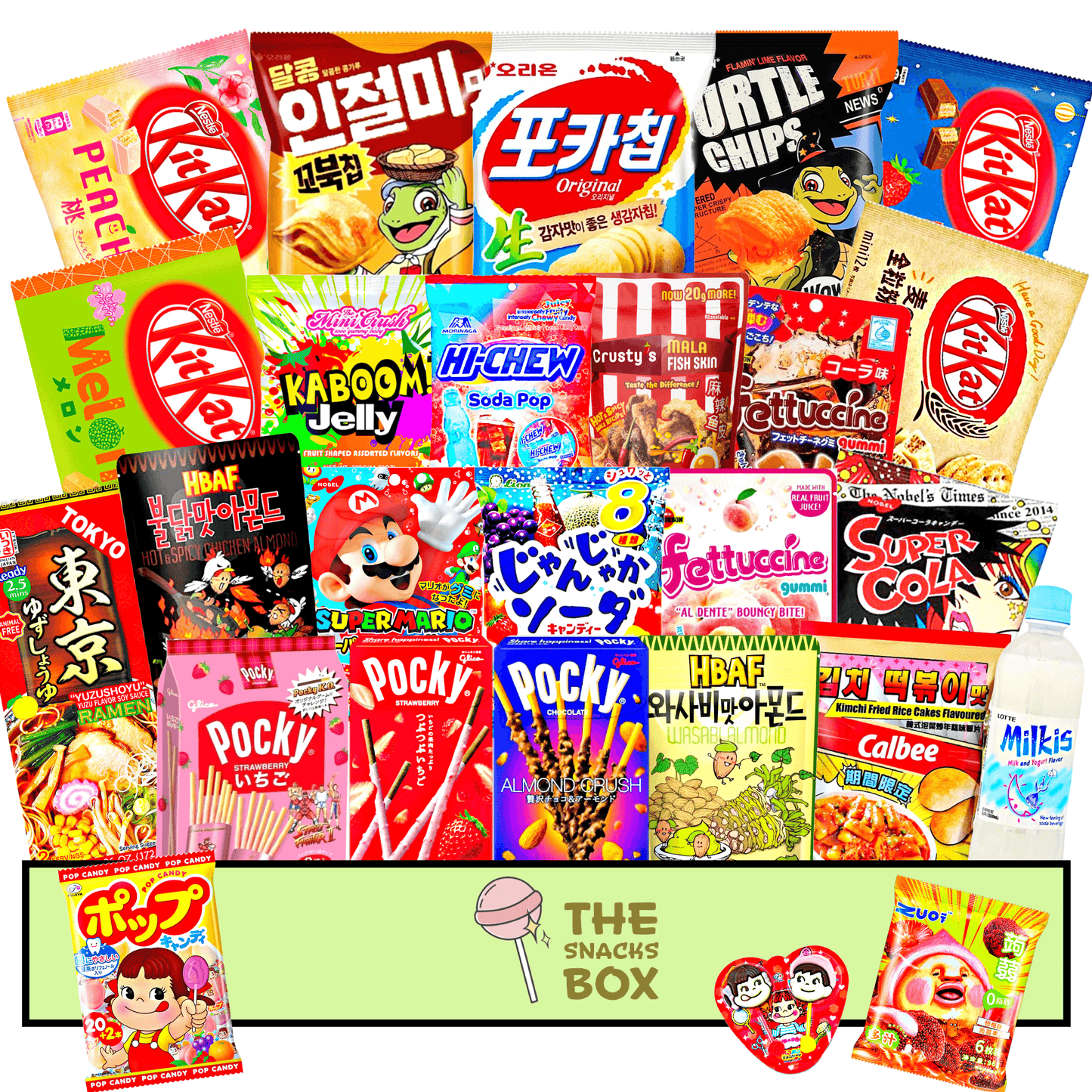 Asian discount snack box