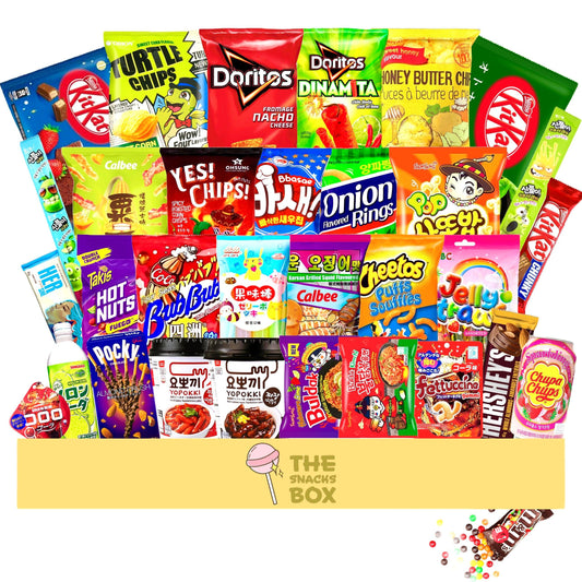 Mega Mystery Snack Box - The Snacks Box - Asian Snacks Store - The Snacks Box - Korean Snack - Japanese Snack