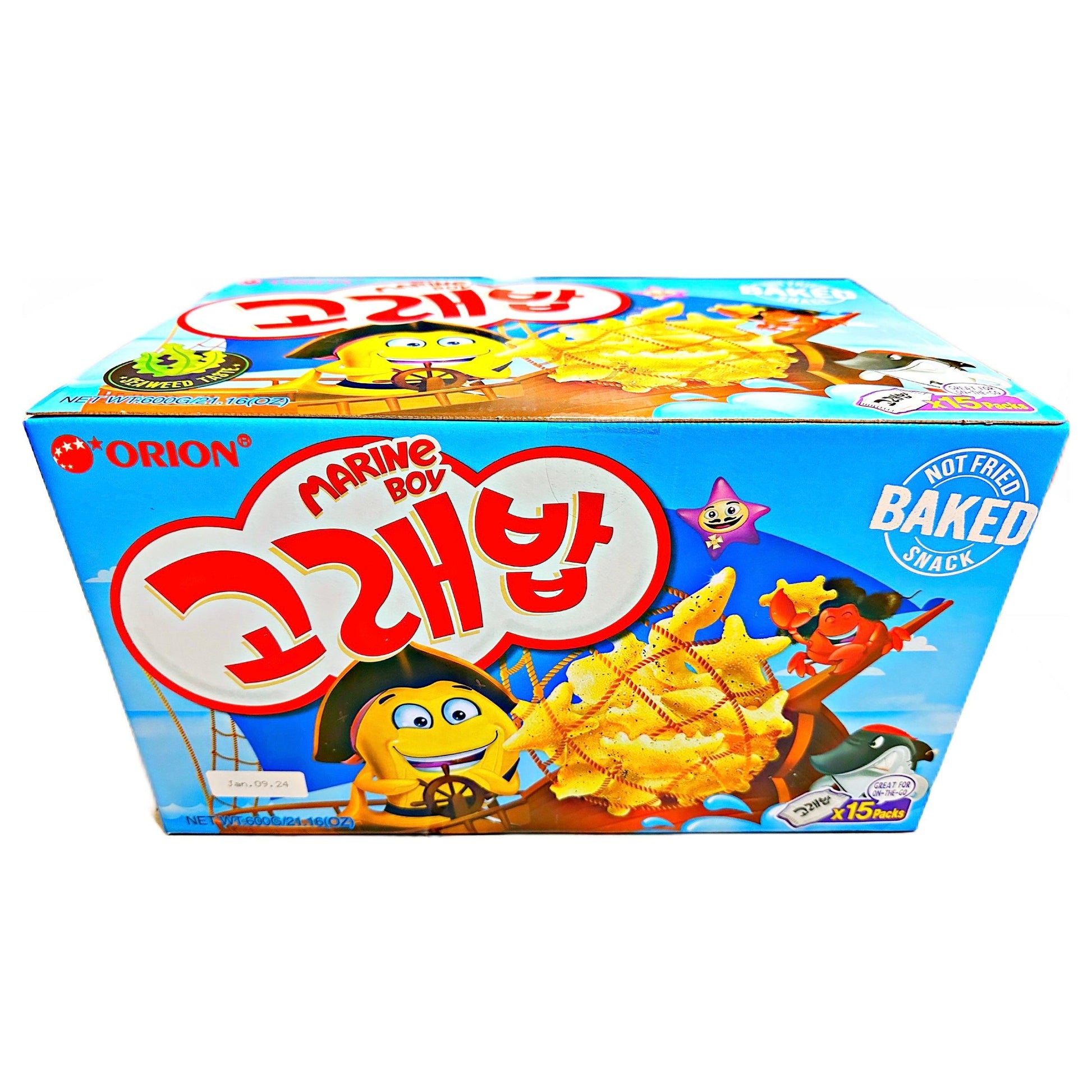 Orion Baked Marine Boy Sea Creatures Shaped 15x40g - The Snacks Box: Online  Asian Grocery Store in Canada