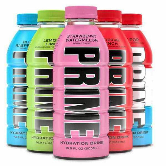 Prime Hydration Energy Drink Mixed Flavors Pack 8x500ml - The Snacks Box - Asian Snacks Store - The Snacks Box - Korean Snack - Japanese Snack