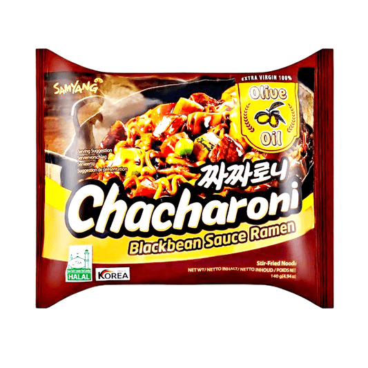 Samyang Chacharoni Black Bean Sauce 140g - The Snacks Box - Asian Snacks Store - The Snacks Box - Korean Snack - Japanese Snack