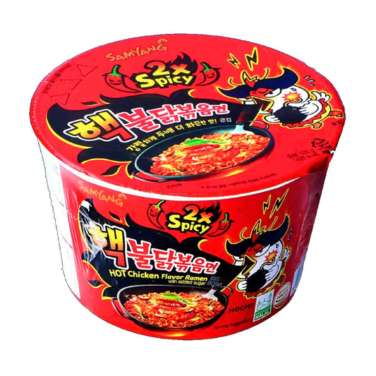 Samyang Hot Chicken Flavor Ramen 2X Spicy Bowl - The Snacks Box - Asian Snacks Store - The Snacks Box - Korean Snack - Japanese Snack